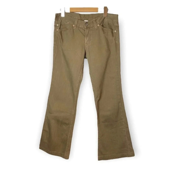 Lucky Brand Dungarees  by Gene Montesano Juniper Flare Regular Fit - Picture 1 of 11